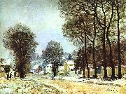 Alfred Sisley Snow at Louveciennes Spain oil painting reproduction